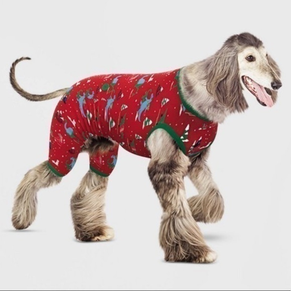 Wondershop Holiday Dino Print Pet Pajamas Matching Family Christmas Sleep Shirt